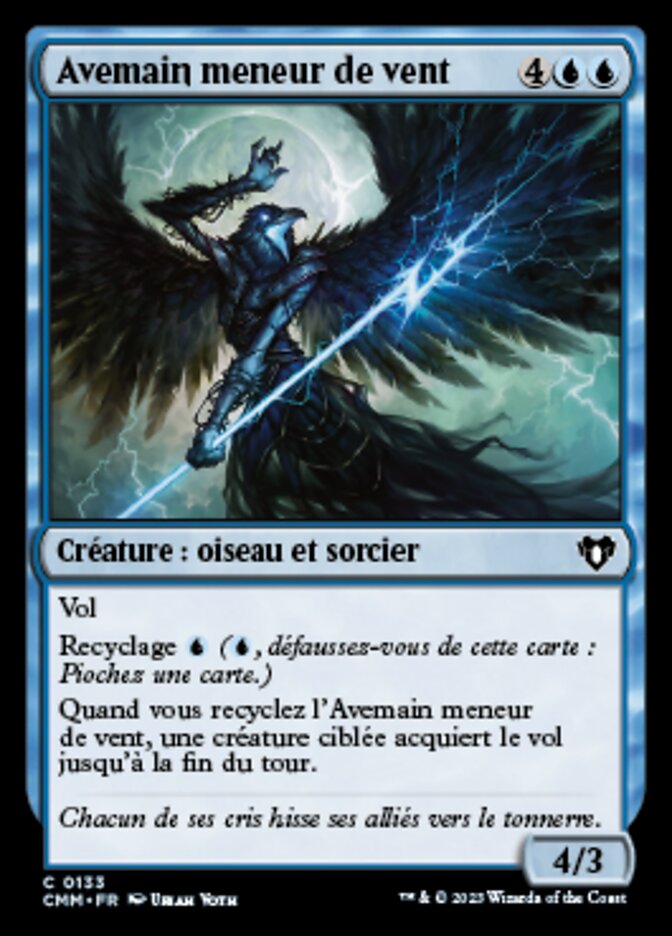 Avemain meneur de vent