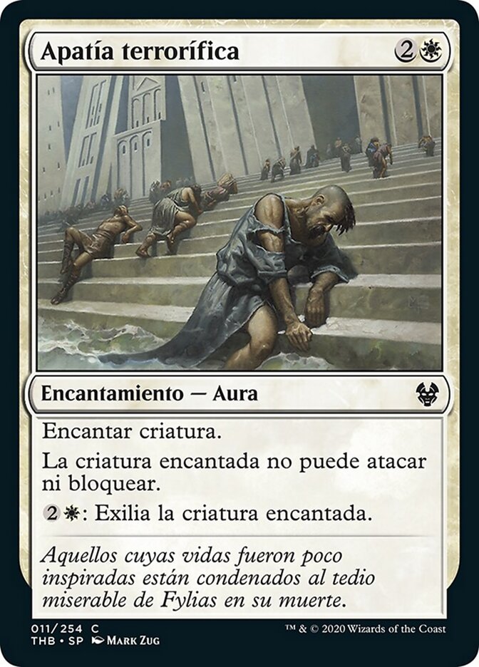 Apatía terrorífica