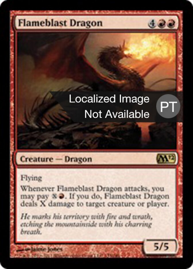 Dragão da Explosão Flamejante