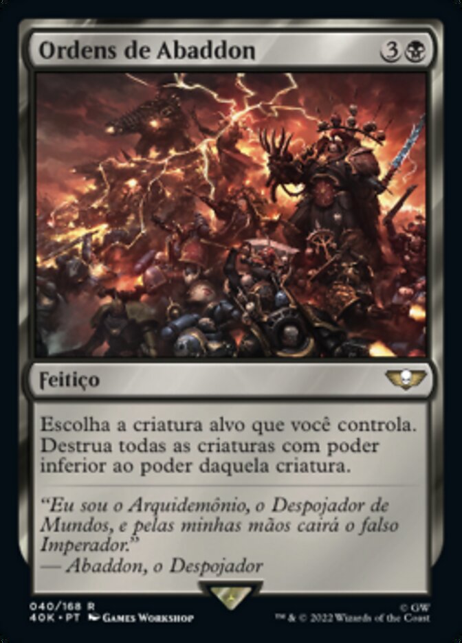 Ordens de Abaddon