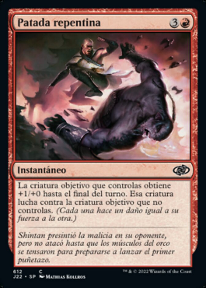 Patada repentina