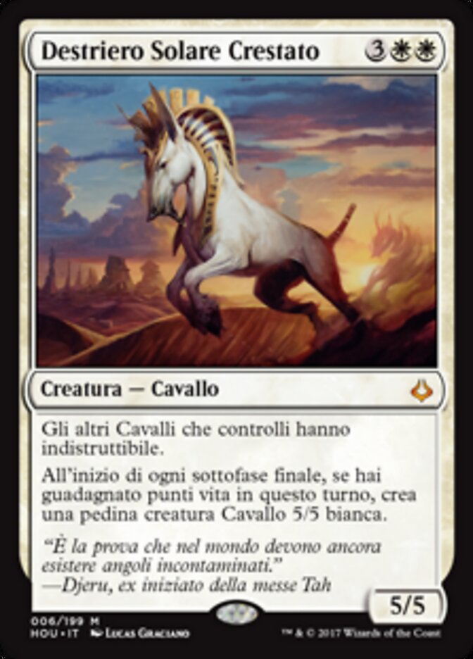 Destriero Solare Crestato