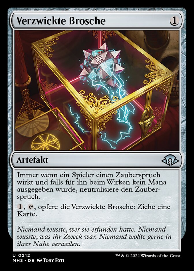 Verzwickte Brosche