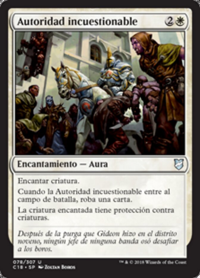 Autoridad incuestionable