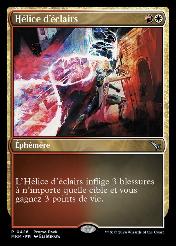 Hélice d'éclairs