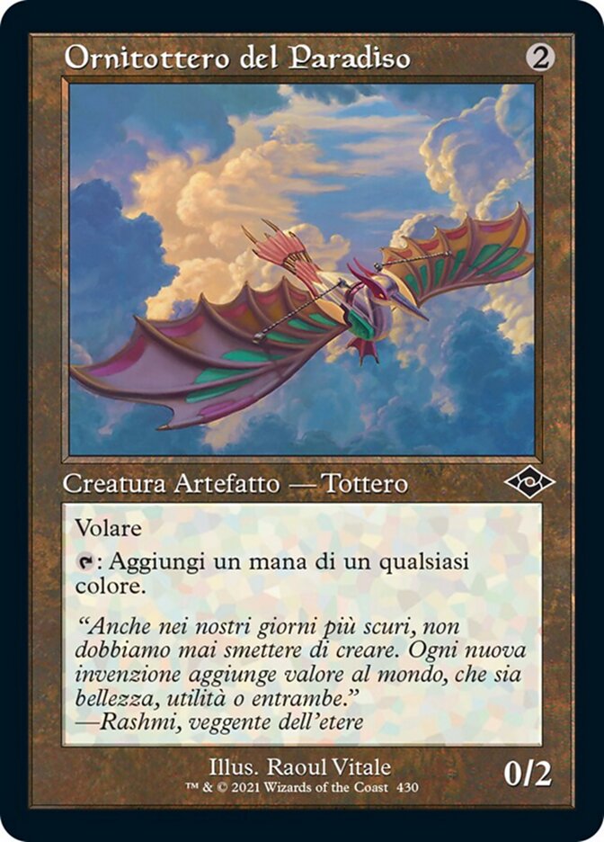Ornitottero del Paradiso