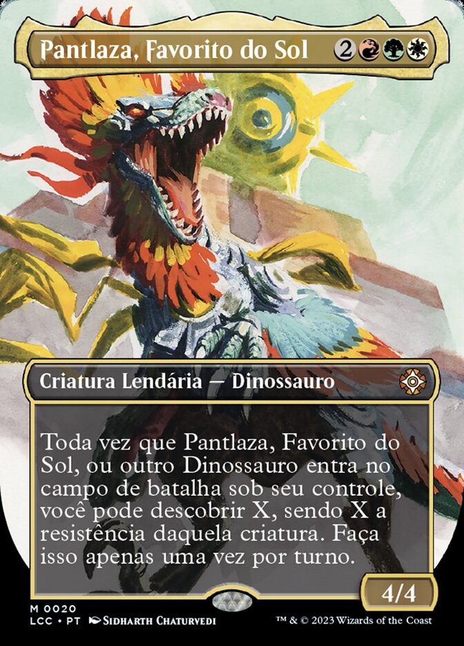 Pantlaza, Favorito do Sol