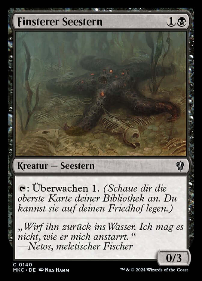 Finsterer Seestern
