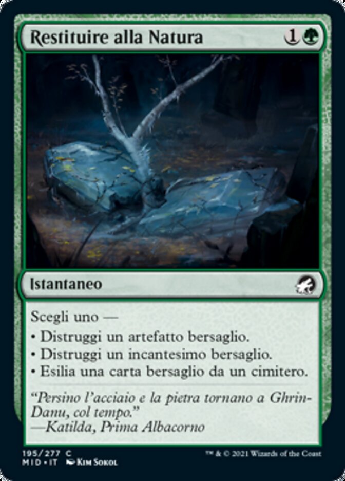 Restituire alla Natura