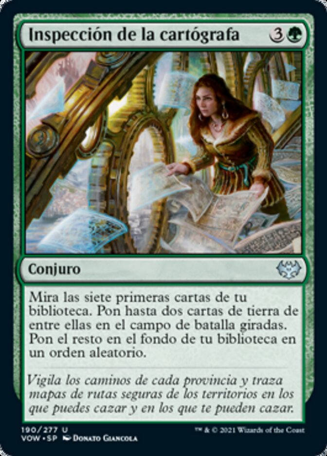 Inspección de la cartógrafa