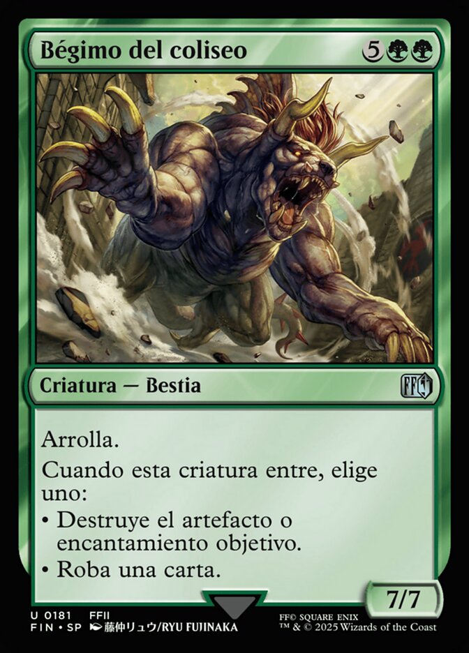 Bégimo del coliseo