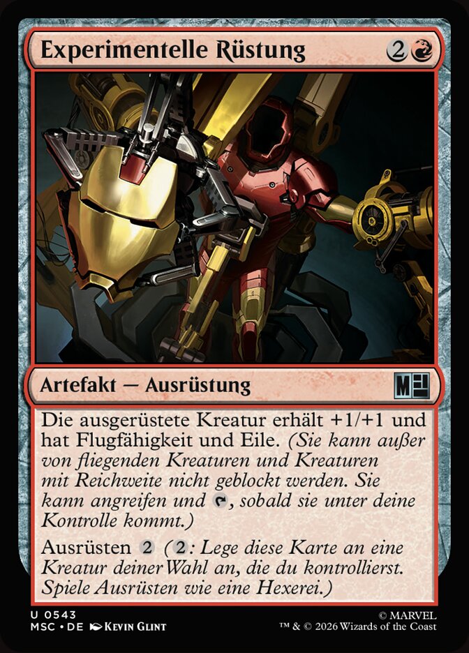 Experimentelle Rüstung