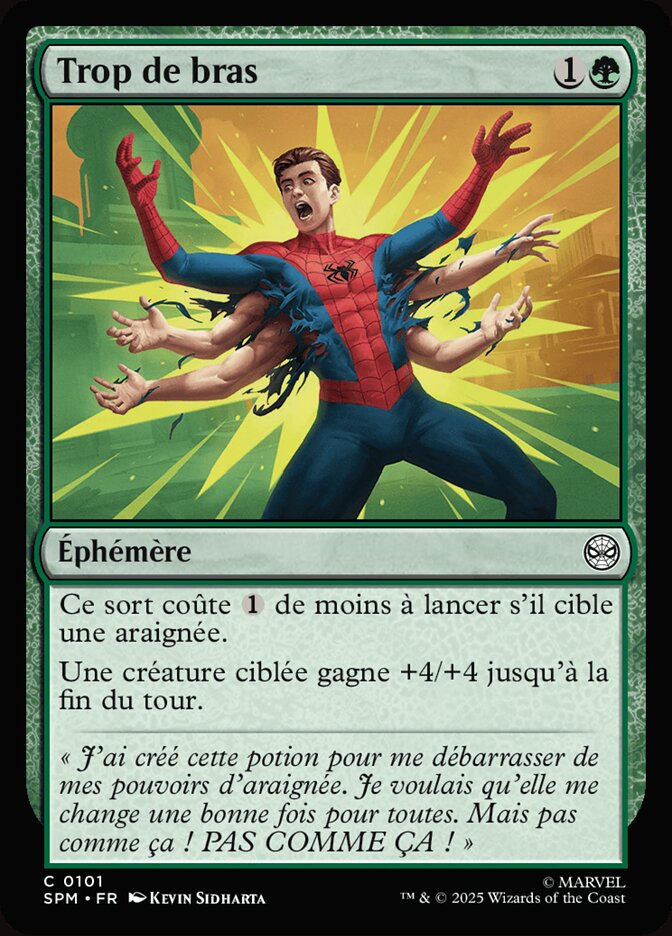 Trop de bras