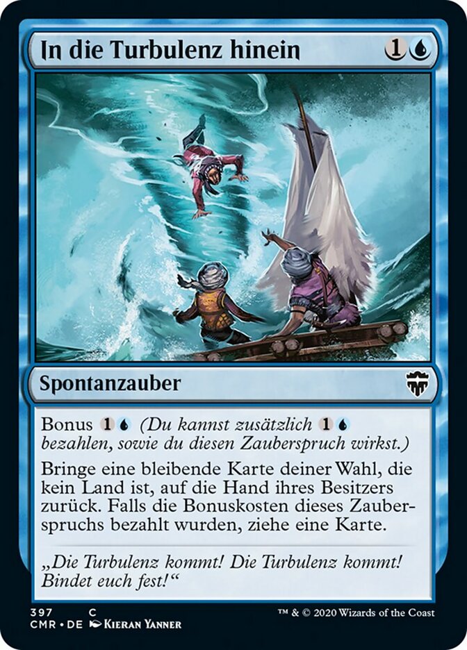 In die Turbulenz hinein