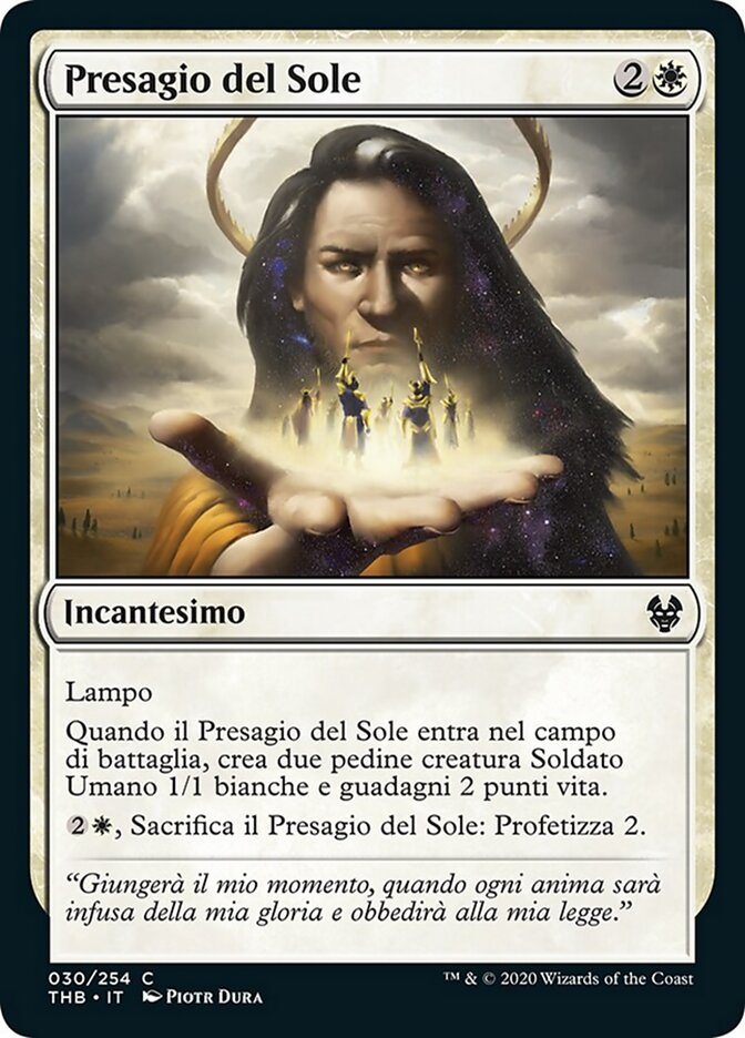 Presagio del Sole