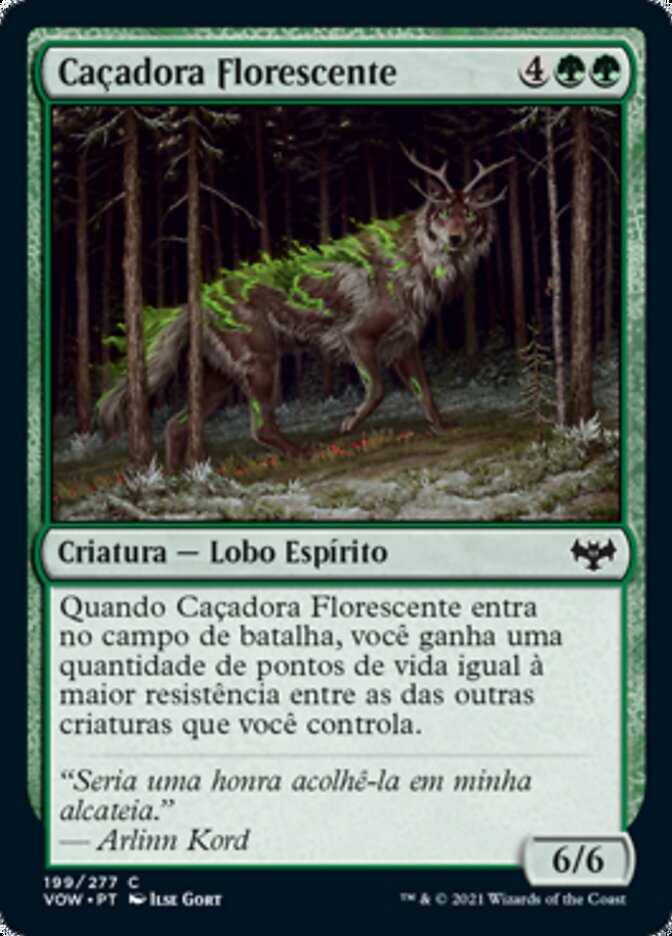 Caçadora Florescente
