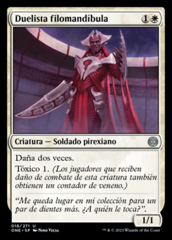 Duelista filomandíbula