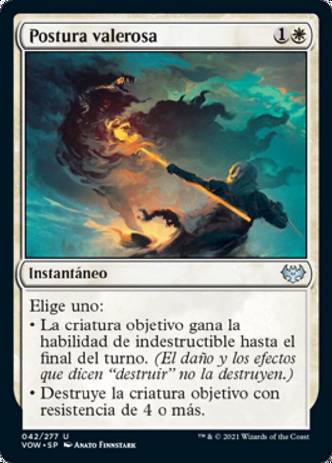Postura valerosa