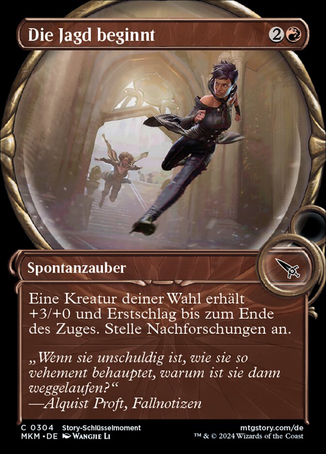 Die Jagd beginnt