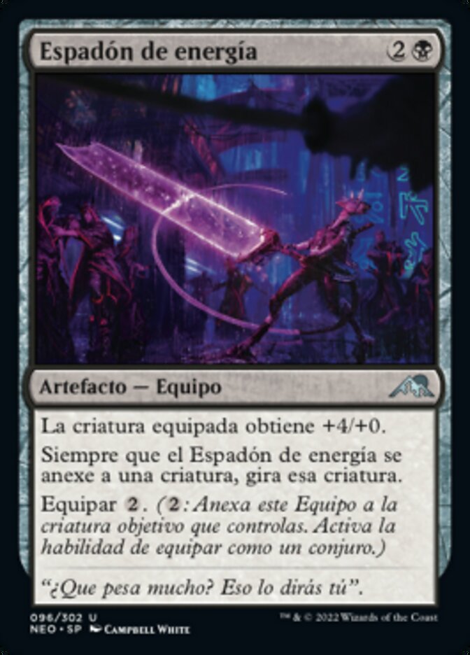 Espadón de energía