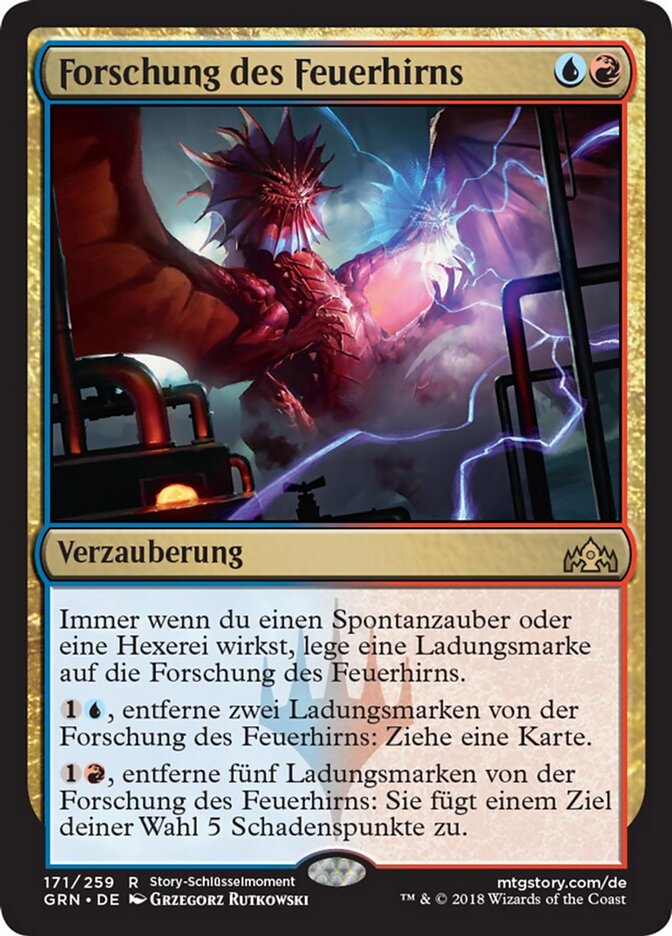 Forschung des Feuerhirns