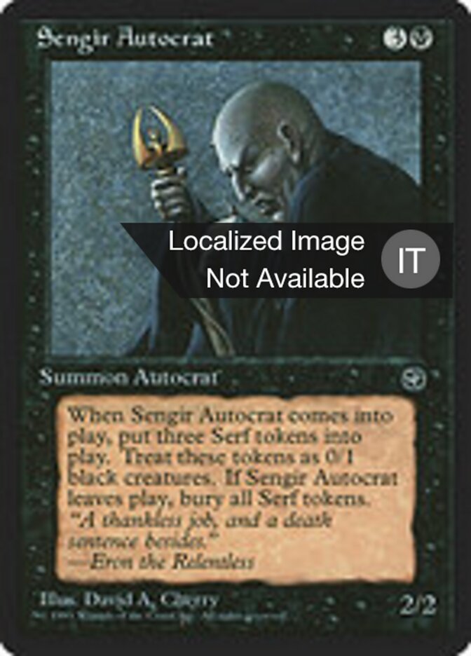 Autocrate di Sengir
