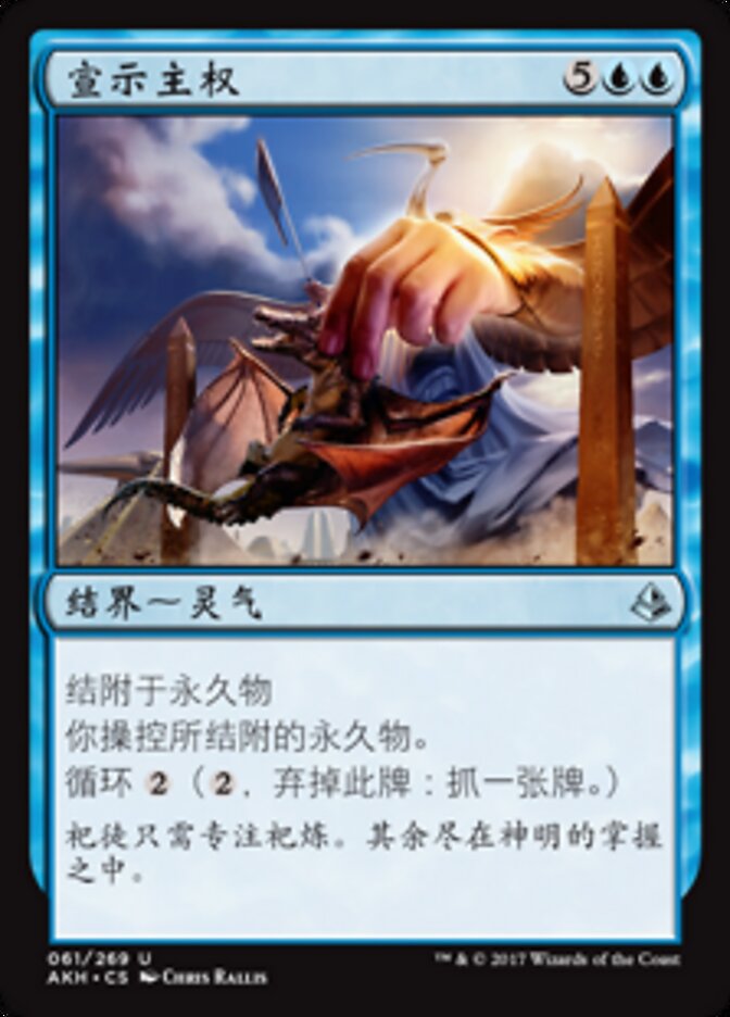 宣示主权