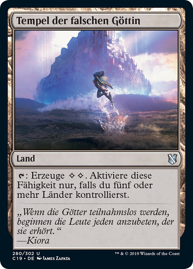 Tempel der falschen Göttin