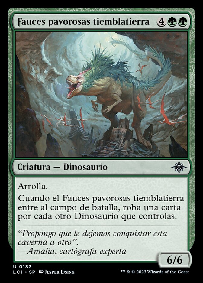 Fauces pavorosas tiemblatierra