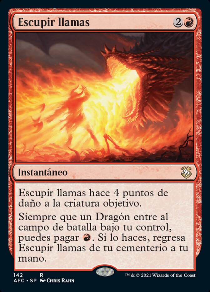 Escupir llamas