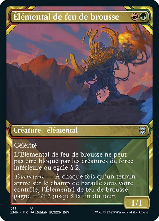 Élémental de feu de brousse