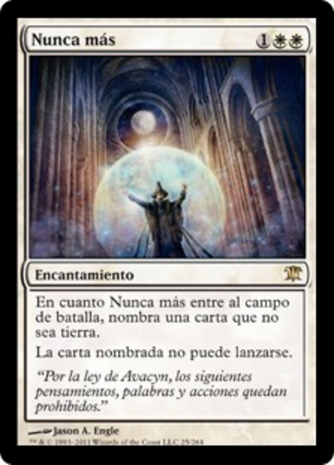 Nunca más