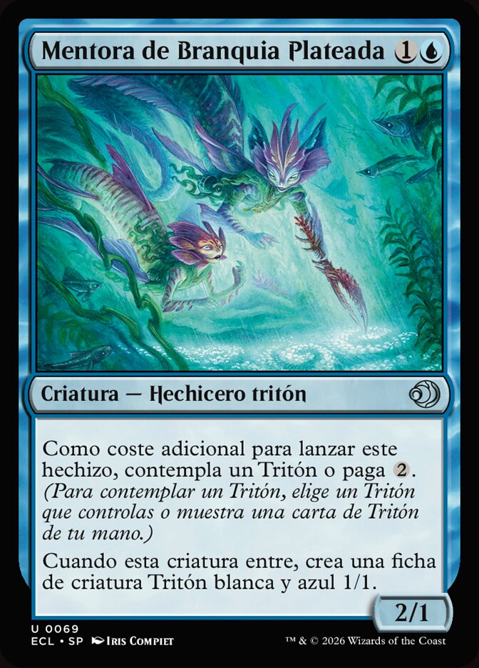 Mentora de Branquia Plateada