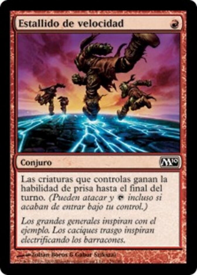 Estallido de velocidad