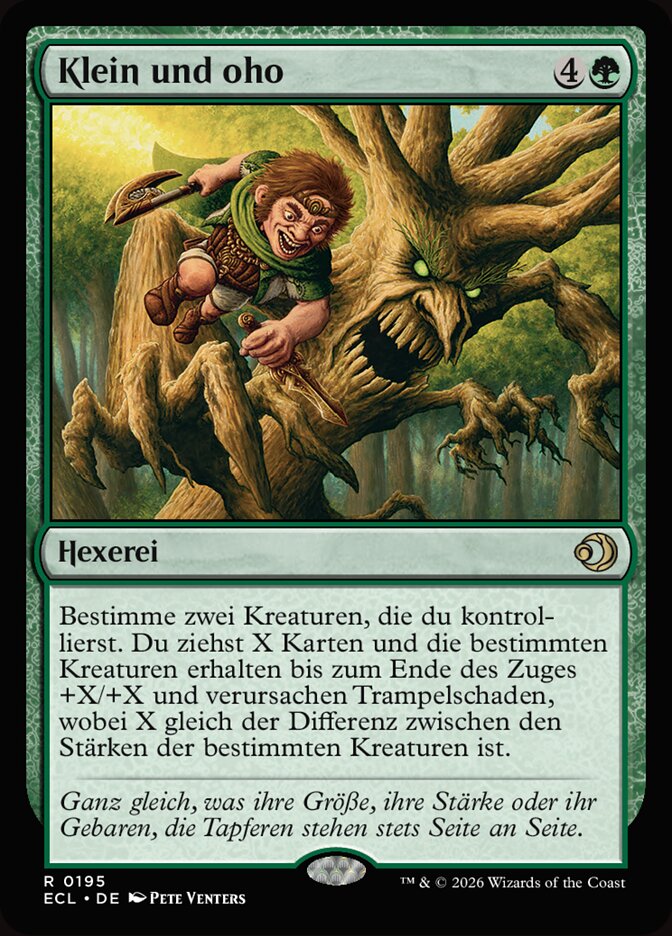 Klein und oho