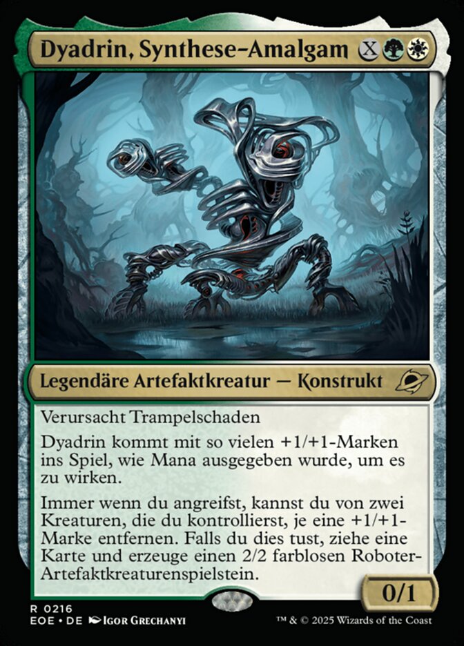 Dyadrin, Synthese-Amalgam