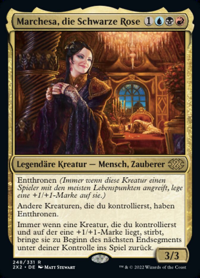 Marchesa, die Schwarze Rose