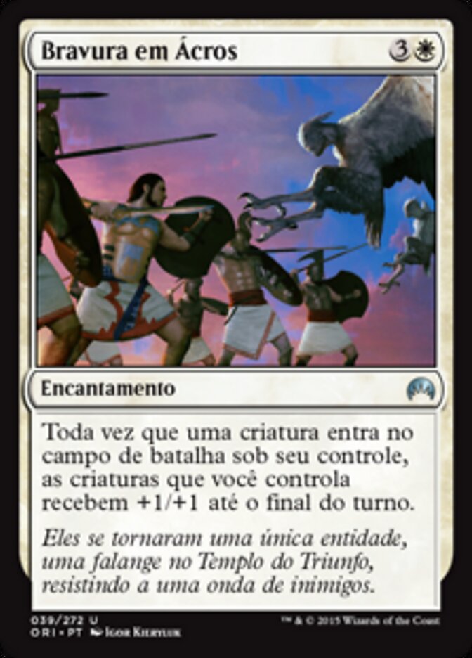 Bravura em Ácros