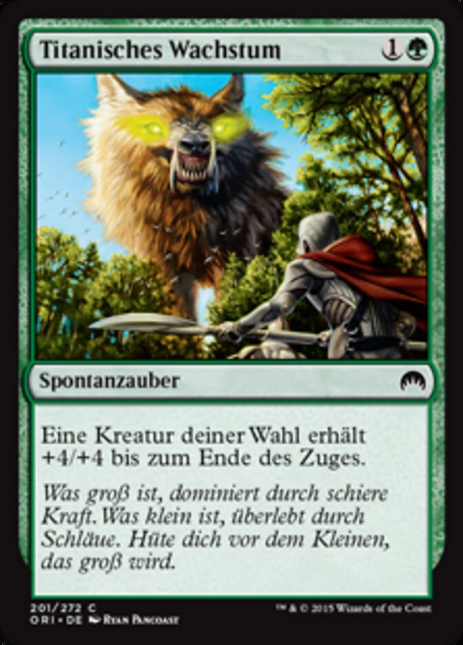 Titanisches Wachstum
