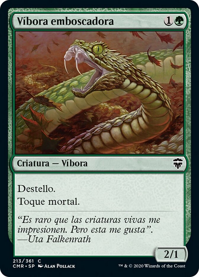 Víbora emboscadora