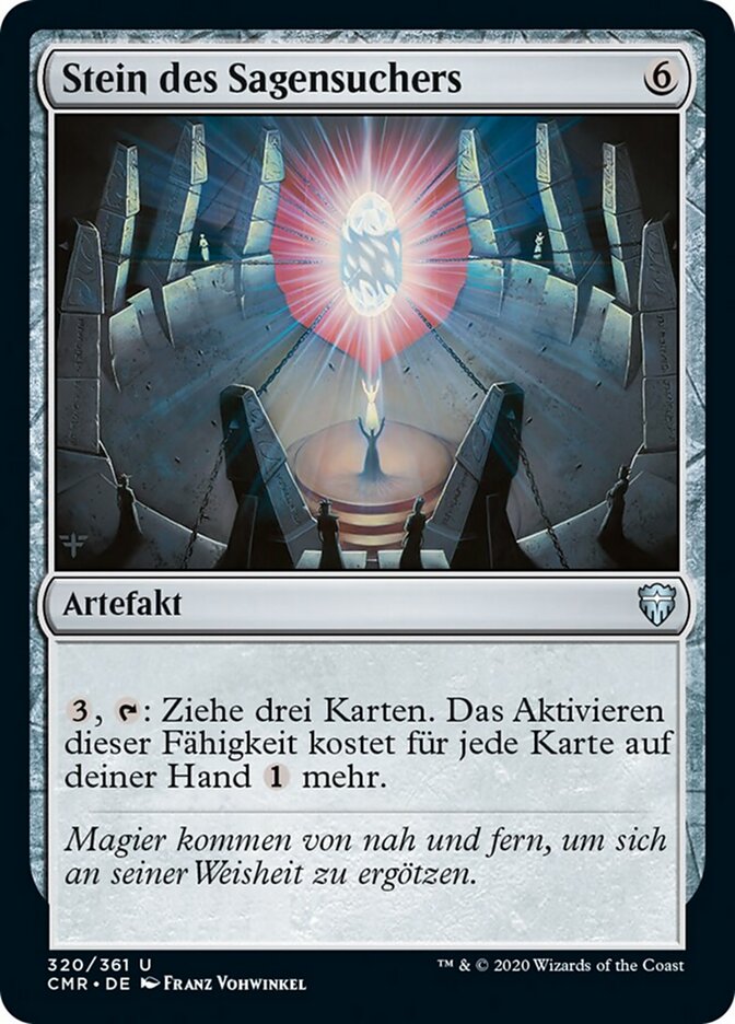 Stein des Sagensuchers