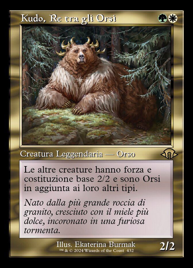 Kudo, Re tra gli Orsi