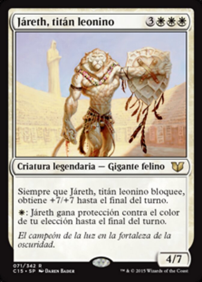 Járeth, titán leonino