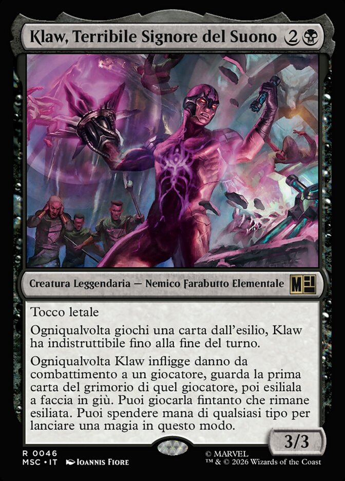 Klaw, Terribile Signore del Suono