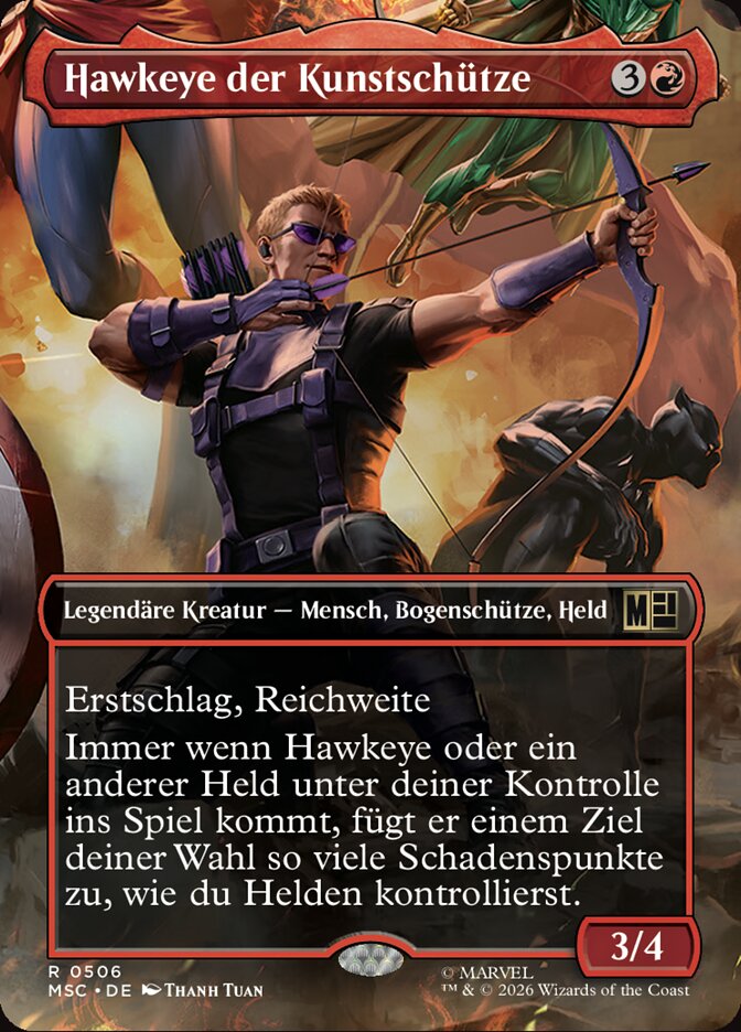 Hawkeye der Kunstschütze