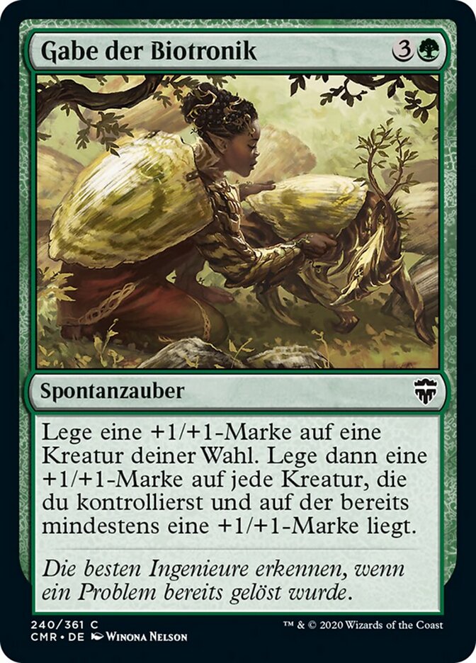 Gabe der Biotronik