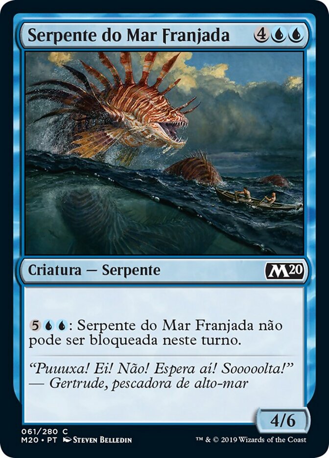 Serpente do Mar Franjada