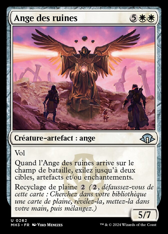 Ange des ruines