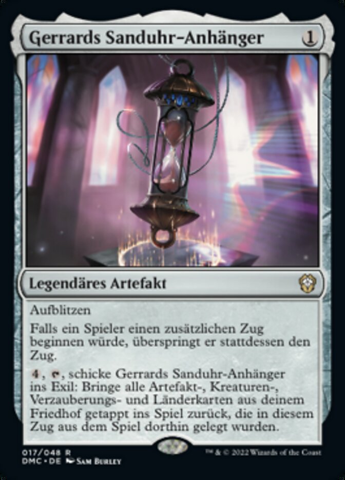 Gerrards Sanduhr-Anhänger