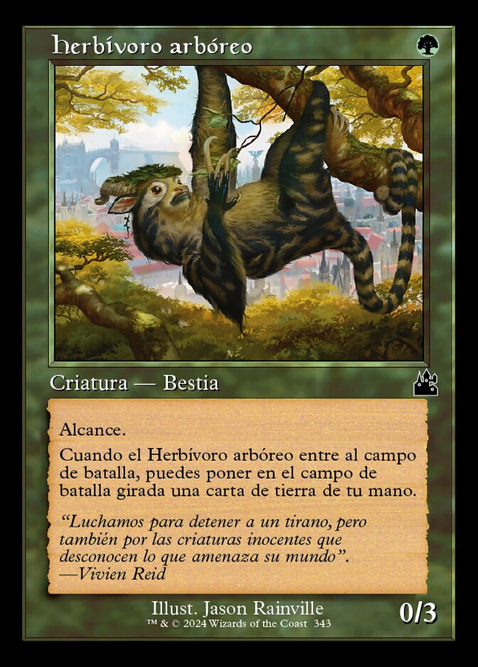 Herbívoro arbóreo